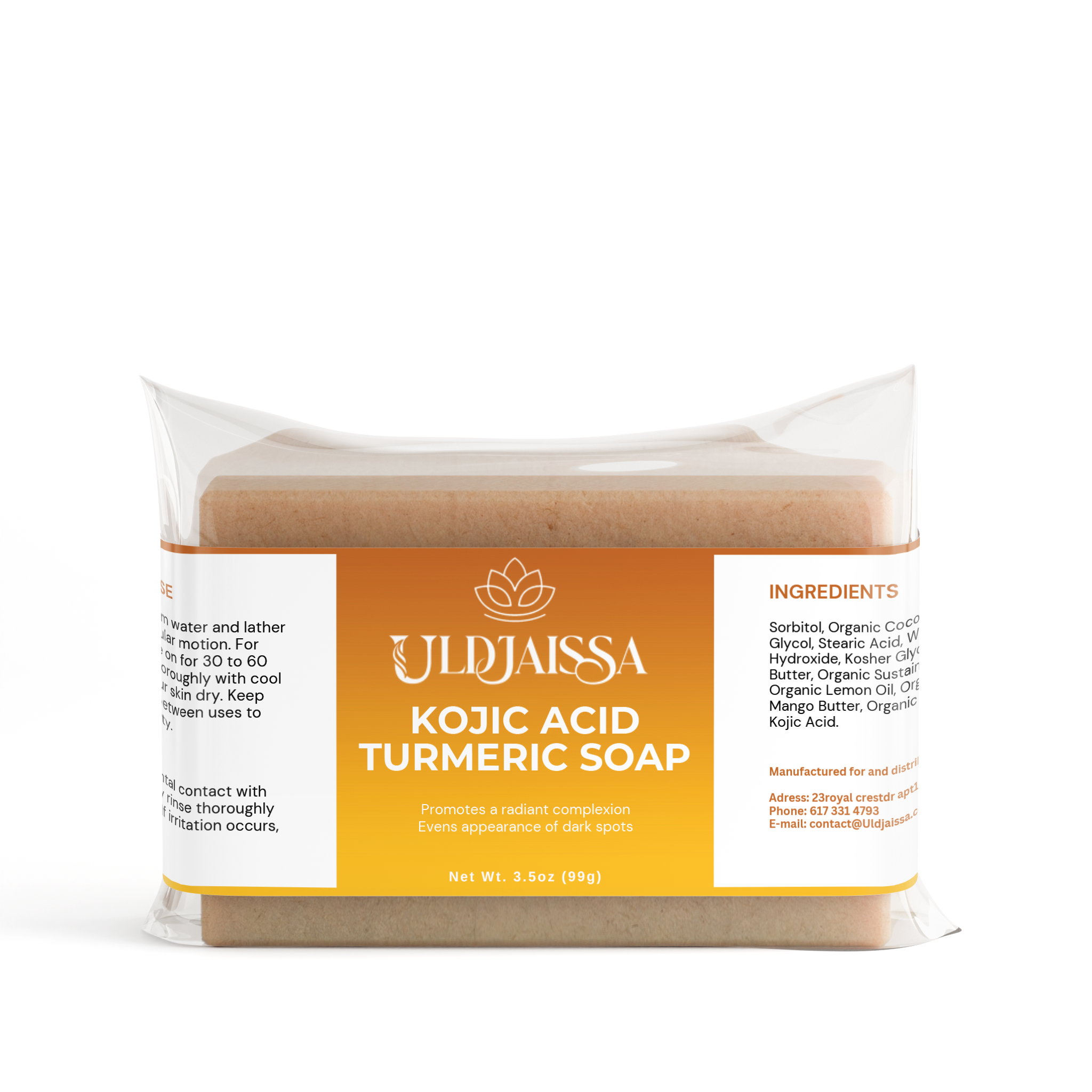 Kojic Acid & Turmeric Soap